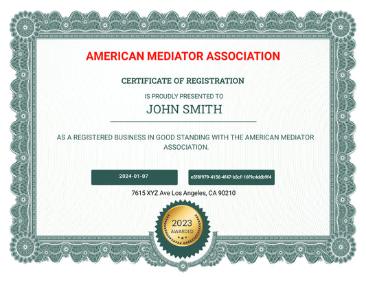 American Mediator Association Annual Membership