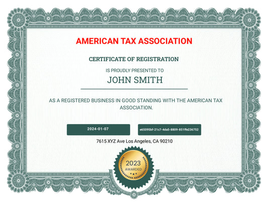 American Tax Association Annual Membership